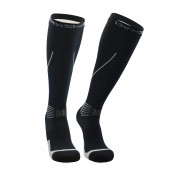 Водонепроницаемые носки Dexshell Mudder XL (47-49), Черные с серыми полосками 